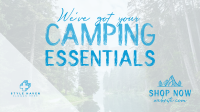 Camping Gear Essentials Facebook Event Cover Design