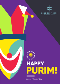 Purim Clown Poster Image Preview