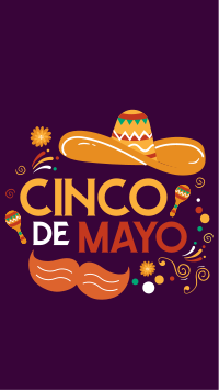 Mexican Festival Elements Instagram Story Design