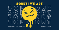 Sorry Sold Out Facebook Ad Design