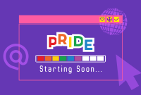Pride Party Loading Pinterest Cover Design