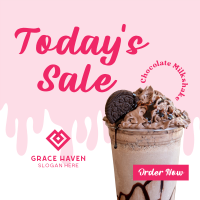 Enjoy a Choco Shake! Instagram Post Design