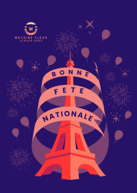 Bastille Day Celebration Poster Image Preview