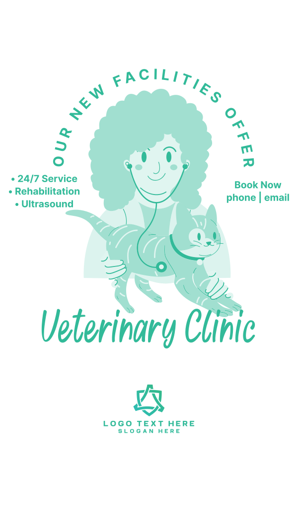 Veterinary Care Facebook Story Design