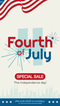 Fourth of July Promo Facebook Story Image Preview