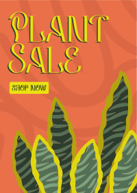 Quirky Plant Sale Poster Image Preview