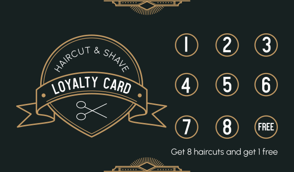 Newly Open Barbershop Business Card Design Image Preview