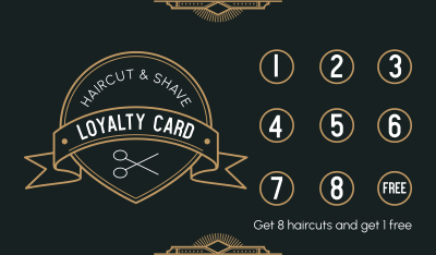 Newly Open Barbershop Business Card Image Preview