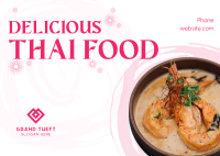 Authentic Thai Food Postcard Image Preview