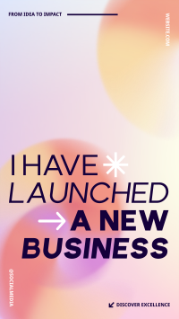 New Business Launch Gradient YouTube short Image Preview