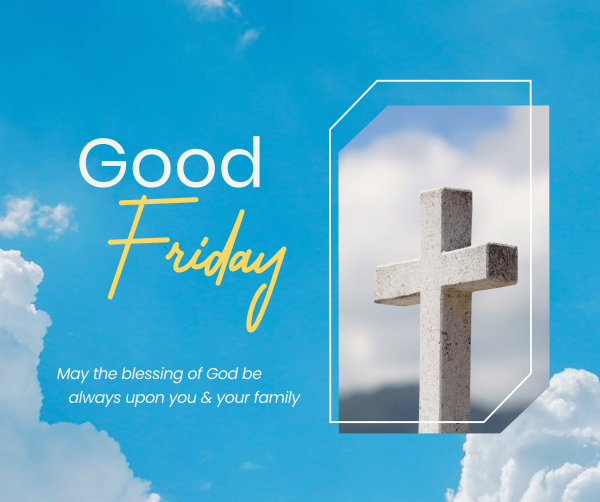 Good Friday Sky Facebook Post Design Image Preview