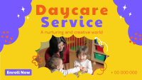 Cloudy Daycare Service Animation Design