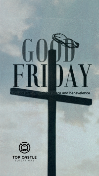 Crucifix Good Friday Facebook Story Design