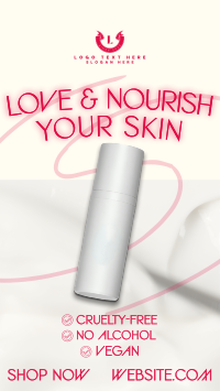 Skincare Product Beauty YouTube Short Design
