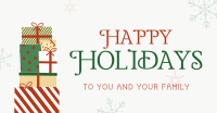 Seasons Greetings Facebook ad Image Preview