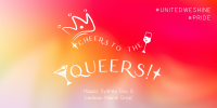 Cheers Queers Mardi Gras Twitter Post Design