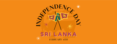 Sri Lanka Independence Badge Facebook cover Image Preview