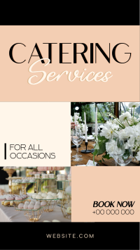 Elegant Catering Service Instagram reel Image Preview