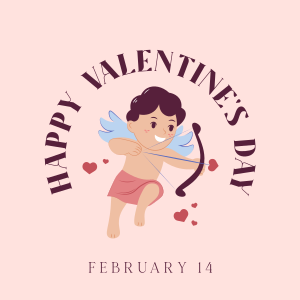 Cupid Valentines Instagram post Image Preview