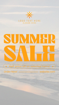 Sunny Summer Sale TikTok Video Design