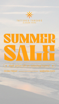 Sunny Summer Sale TikTok Video Image Preview