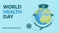 World Health Priority Day Facebook Event Cover Design