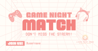 Game Night Match Facebook ad Image Preview