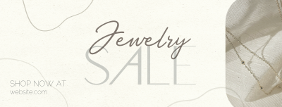 Clean Minimalist Jewelry Sale Facebook cover Image Preview