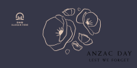 Anzac Day Minimalist Twitter Post Image Preview