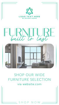 Quality Furniture Sale Instagram Story Design