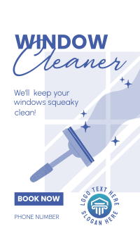 Squeaky Clean Windows YouTube Short Design