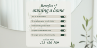 Home Owner Benefits Twitter post Image Preview