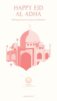Mosque Shadow Facebook Story Design