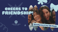 Abstract Friendship Greeting Animation Image Preview