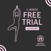 Yoga Trial Subscription Instagram Post Image Preview