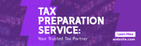 Your Trusted Tax Partner Twitter header (cover) Image Preview