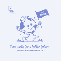 World Environment Day Mascot Linkedin Post Image Preview