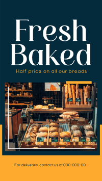 Fresh Baked Bread Instagram reel Image Preview
