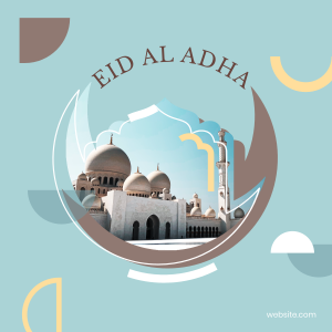 Eid Al Adha Shapes Instagram post Image Preview