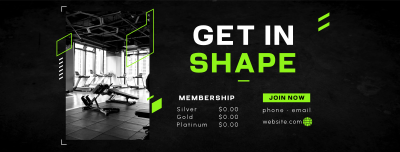 Gym Membership Facebook cover Image Preview