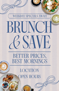 Modern Nostalgia Brunch Invitation Preview