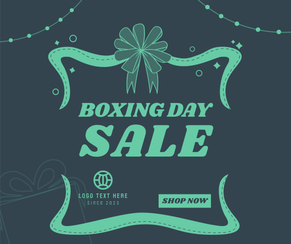 Boxing Day Sale Facebook Post Design
