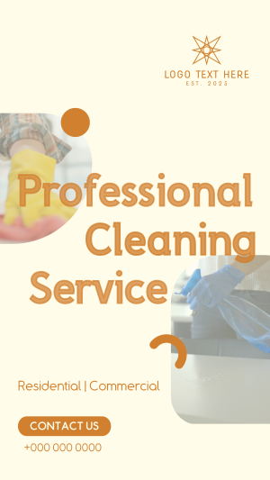 Spotless Cleaning Service Instagram story Image Preview