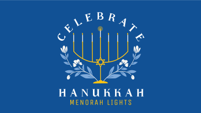 Hanukkah Light Facebook event cover Image Preview