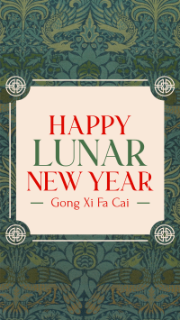 Lunar New Year Celebration Instagram Story Design
