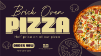 Indulging Pizza Facebook Event Cover Design