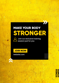 Make Your Body Stronger Flyer Image Preview