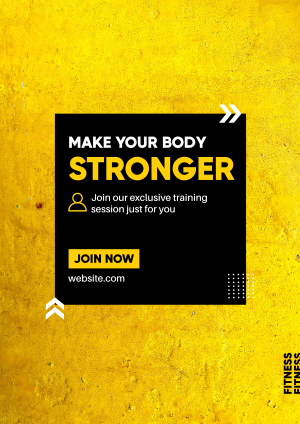 Make Your Body Stronger Flyer Image Preview
