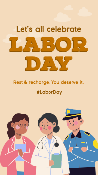 Happy Labor Day Instagram Reel Image Preview