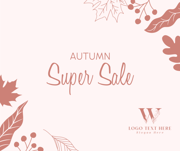 Autumn Super Sale Facebook Post Design Image Preview